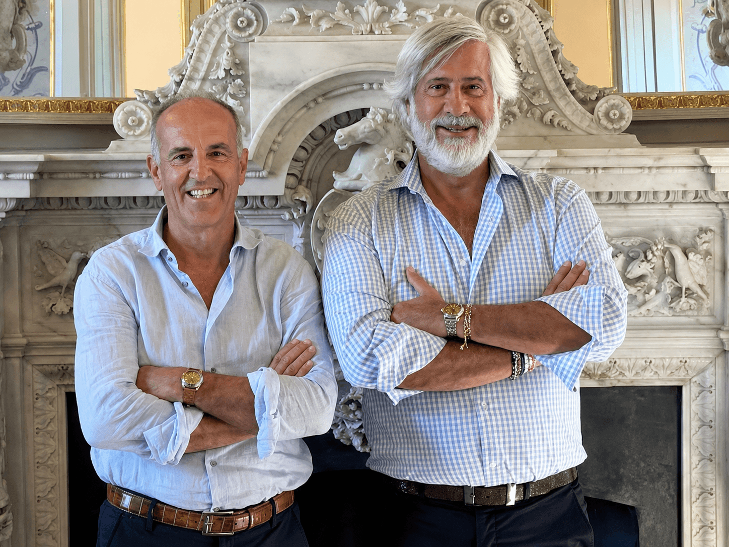Marco Mantovani, fondatore e presidente di Locman, con Sandro Fratini